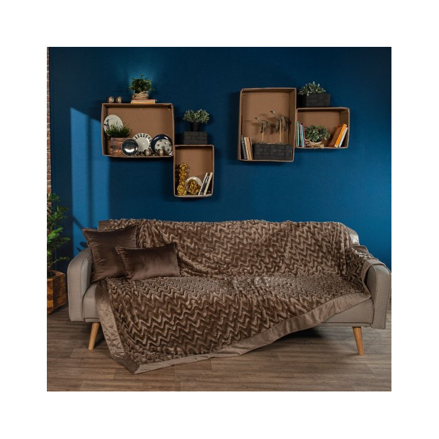 Ριχτάρι - Κουβέρτα Teoran Stripe 03 220x240