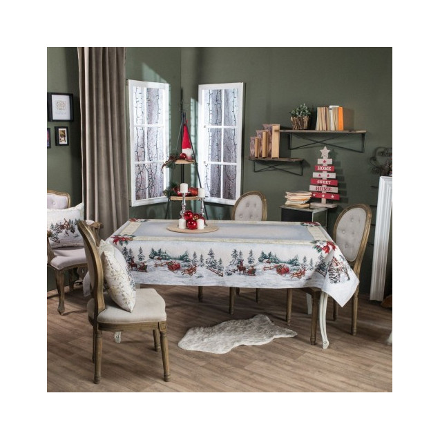 Τραπεζομάντηλο Teoran Flake - 140x140cm