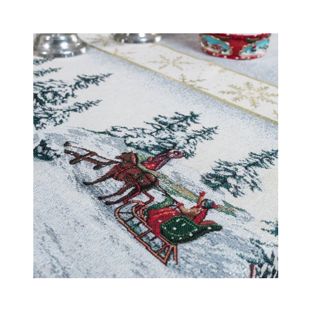 Τραπεζομάντηλο Teoran Flake - 140x140cm