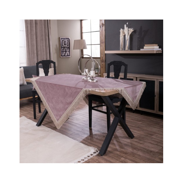Τραπεζομάντηλο Teoran Velvet 12 - 140x140cm