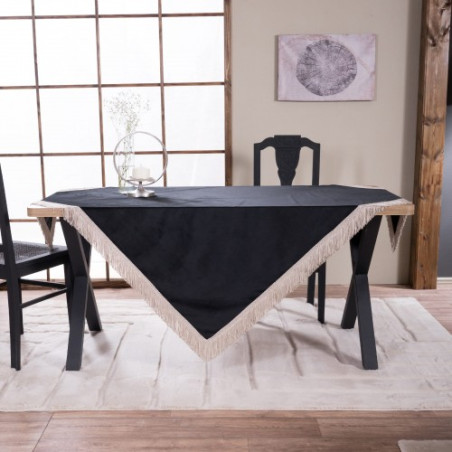 Τραπεζομάντηλο Teoran Velvet 06 - 140x140cm