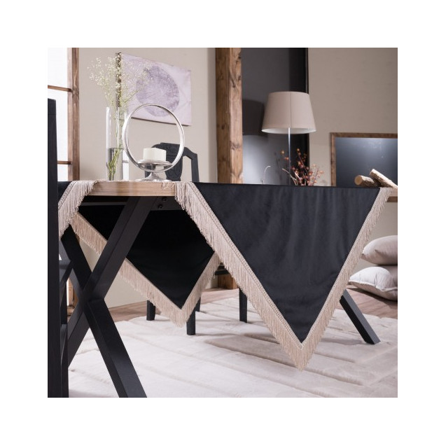 Τραπεζομάντηλο Teoran Velvet 06 - 140x140cm