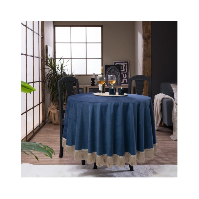 Ροτόντα Teoran Velvet 04 - Φ180cm με κρόσι