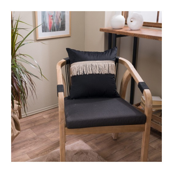 Μαξιλάρι Διακόσμησης Teoran Velvet 06 Με Κρόσι - 30x50cm...