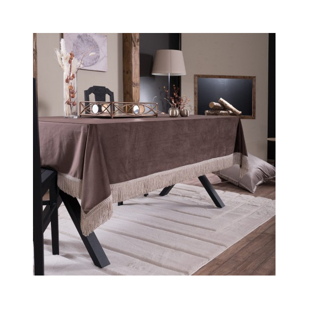 Τραπεζομάντηλο Teoran Velvet 03 - 140x180cm