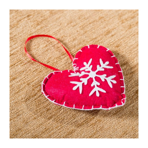 Ξύλινα Στολίδια Teoran Heart (3 τεμ.)