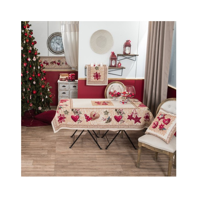 Τραπεζομάντηλο Teoran Star 140x220