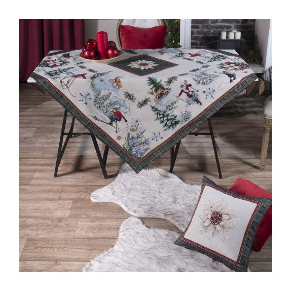 Τραπεζομάντηλο Teoran Alps - 140x140cm