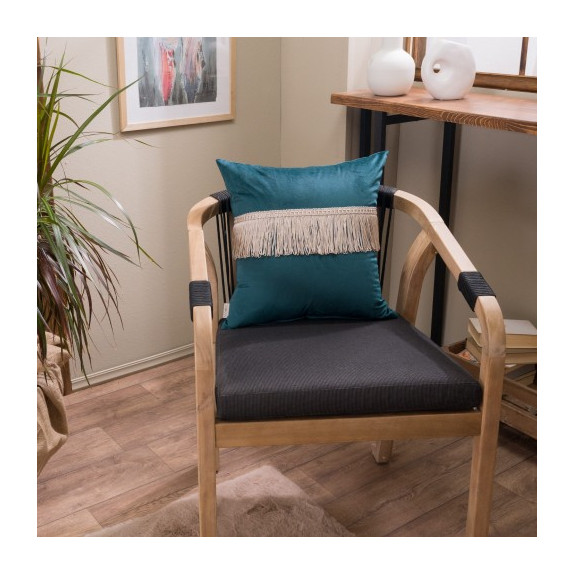 Μαξιλάρι Διακόσμησης Teoran Velvet 13 Με Κρόσι - 30x50cm...