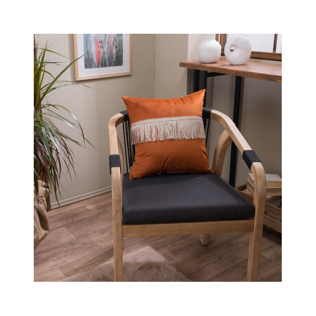 Μαξιλάρι Διακόσμησης Teoran Velvet 05 Με Κρόσι...