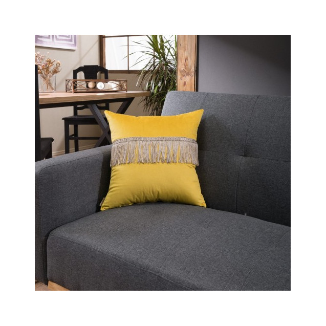 Μαξιλάρι Διακόσμησης Teoran Velvet 14 Με Κρόσι...