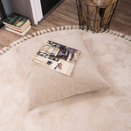 Μαξιλάρι Διακόσμησης Teoran Solid 301 - 65x65cm δαπέδου με γέμιση