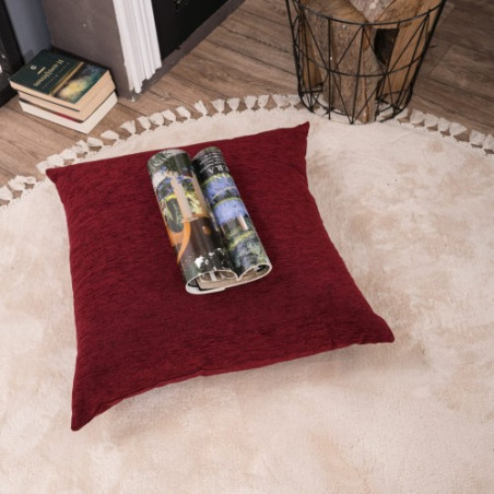 Μαξιλάρι Διακόσμησης Teoran Solid 310 - 65x65cm δαπέδου με γέμιση