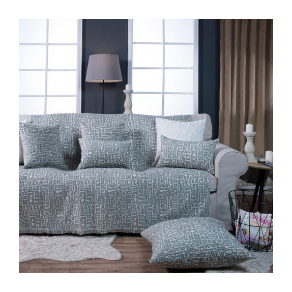 Διακοσμιτικό Ριχτάρι Teoran Letters 04 - Μονοθέσιο 180x150cm