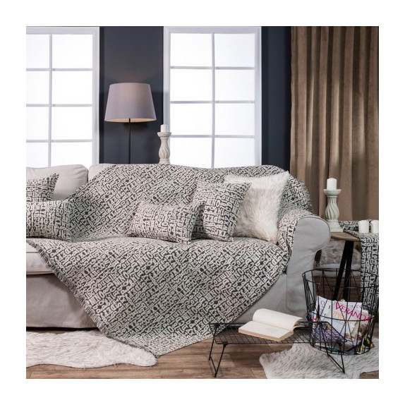 Διακοσμιτικό Ριχτάρι Teoran Letters 03 - Μονοθέσιο 180x150cm