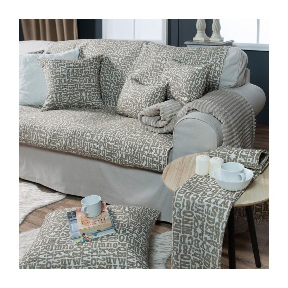 Διακοσμιτικό Ριχτάρι Teoran Letters 02 - Μονοθέσιο 180x150cm