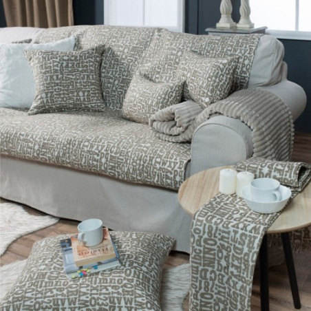 Διακοσμιτικό Ριχτάρι Teoran Letters 02 - Μονοθέσιο 180x150cm