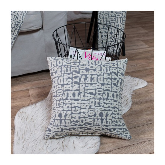 Μαξιλάρι Teoran Letters 11 - 45x45cm με γέμιση