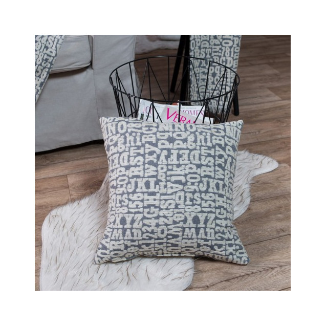 Μαξιλαροθήκη Teoran Letters 11 - 65x65cm δαπέδου
