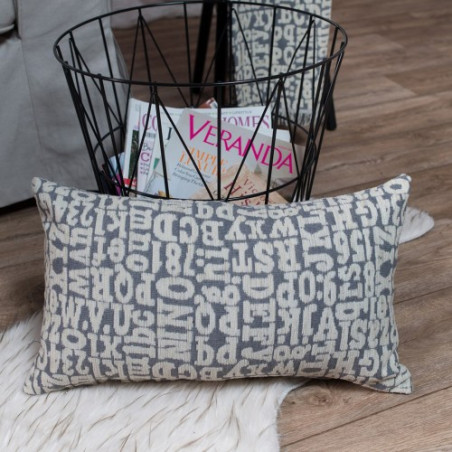Μαξιλαροθήκη Teoran Letters 11 - 65x65cm δαπέδου
