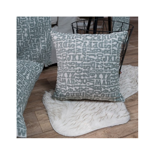 Μαξιλαροθήκη Teoran Letters 04 - 45x45cm