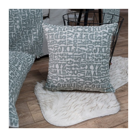 Μαξιλαροθήκη Teoran Letters 04 - 30x50cm