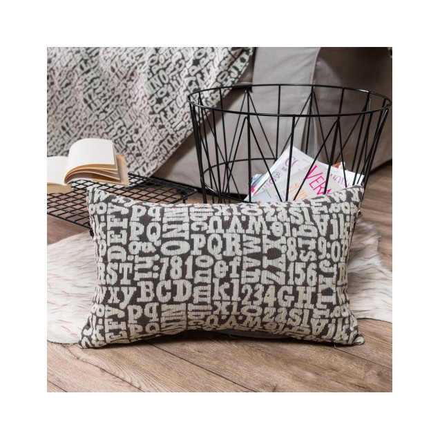 Μαξιλαροθήκη Teoran Letters 03 - 45x45cm