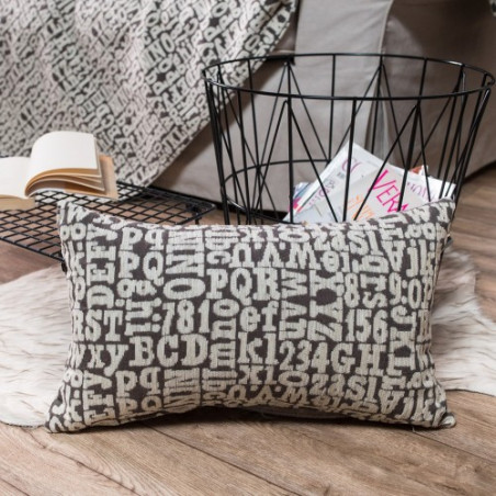 Μαξιλαροθήκη Teoran Letters 03 - 65x65cm δαπέδου