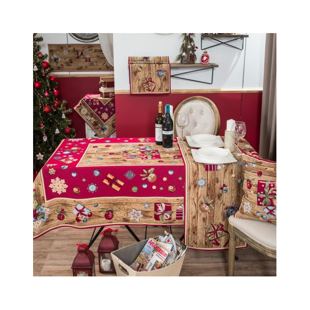 Τραπεζομάντηλο Teoran Gift - 140x140cm