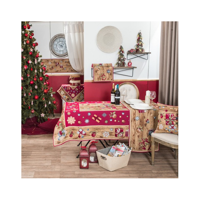 Τραπεζομάντηλο Teoran Gift - 140x220cm