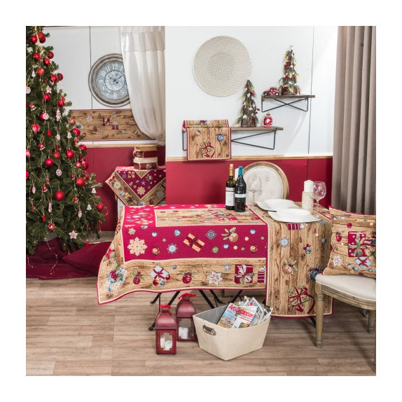 Τραπεζομάντηλο Teoran Gift - 140x180cm