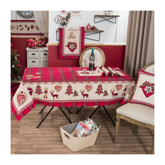 Τραπεζομάντηλο Teoran Trivor - 140x140cm