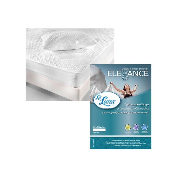 Κάλυμμα Στρώματος Καπιτονέ Με Φάσα Ημίδιπλο La...