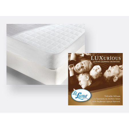 Κάλυμμα Στρώματος Καπιτονέ Με Φάσα La Luna Luxurious 90x200+35