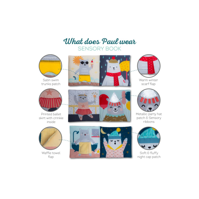 Μαλακό Βιβλίο Δραστηριότητων Taf Toys What does...