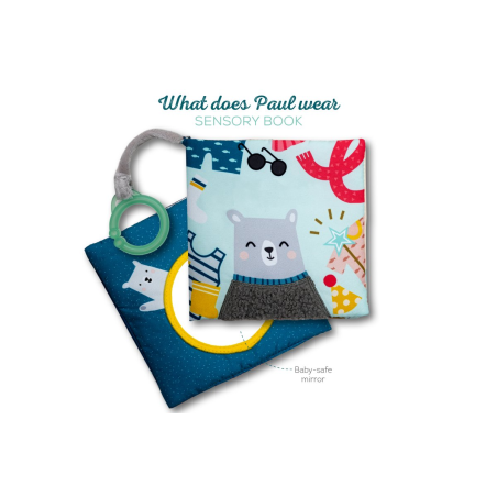 Μαλακό Βιβλίο Δραστηριότητων Taf Toys What does Paul wear book T-12605