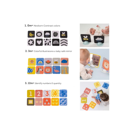 Παιχνίδι Δραστηριοτήτων Taf Toys My 1st Tummy-Time Cards  T-12835