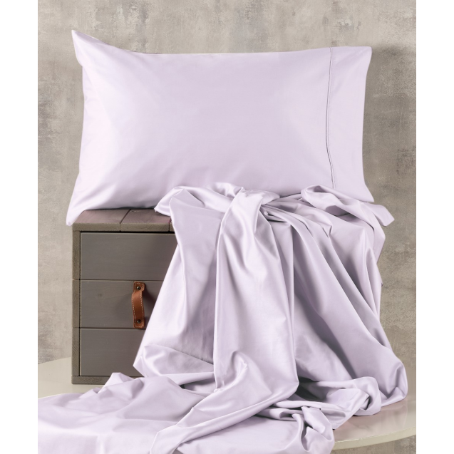 YN MNX LILAC SATEEN ΣΕΝΤΟΝΙ -ΥΠΕΡΔΙΠΛΟ ΣΕΤ 4...