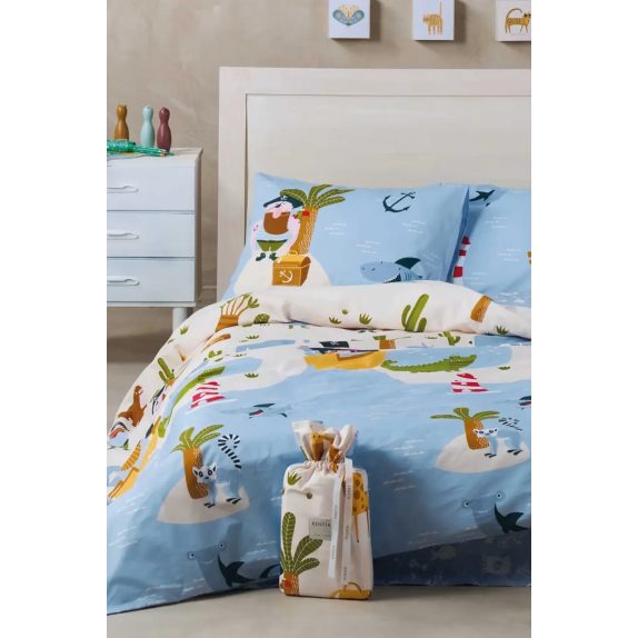 Σετ Σεντόνια Μονά Kentia Barba με λάστιχο