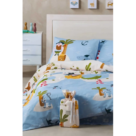 Σετ Σεντόνια Μονά Kentia Barba με λάστιχο