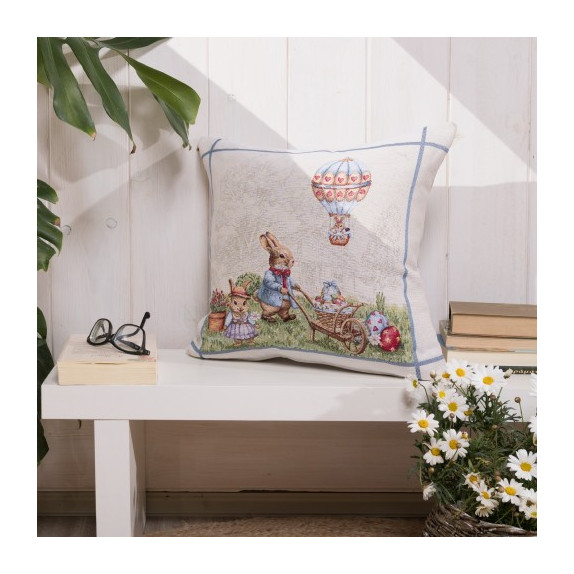 Μαξιλαροθήκη Teoran Pascal - 45x45cm με γέμιση