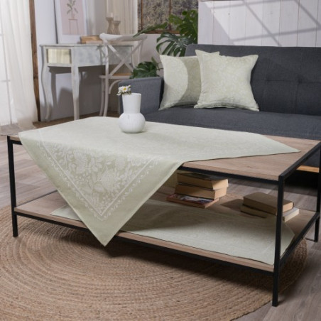 Καρέ &amp Τραβέρσα Teoran Peony 08 Σετ 2 τεμαχίων - 100x100cm &amp 40x100cm