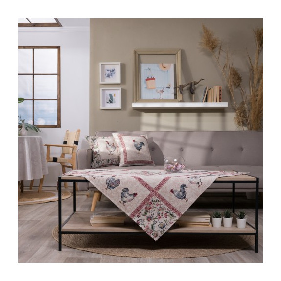 Καρέ &amp Τραβέρσα Teoran Rooster Σετ 2 τεμαχίων -...