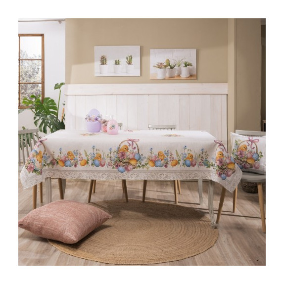 Τραπεζομάντηλο Teoran Clucky - 140x140cm