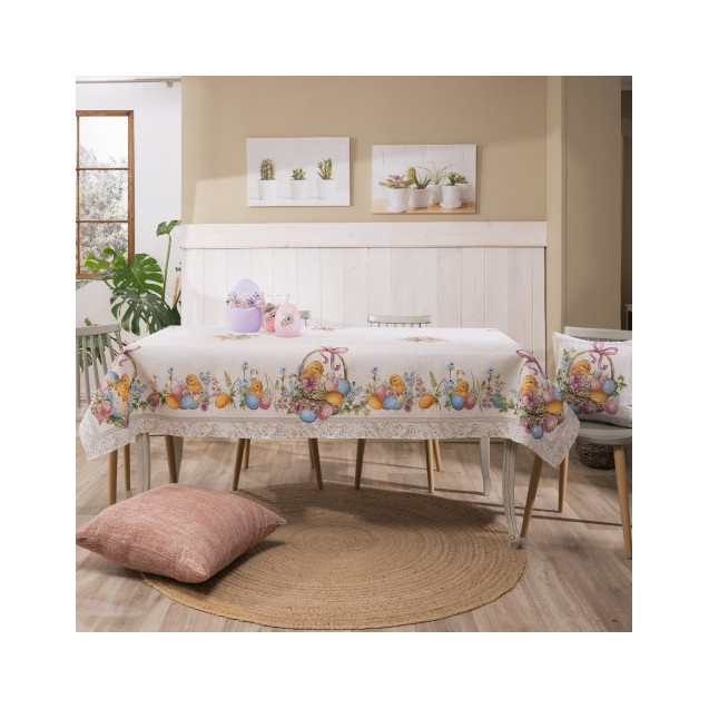 Τραπεζομάντηλο Teoran Clucky - 140x140cm