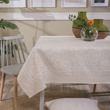 Τραπεζομάντηλο Teoran Peony 01 - 140x140cm