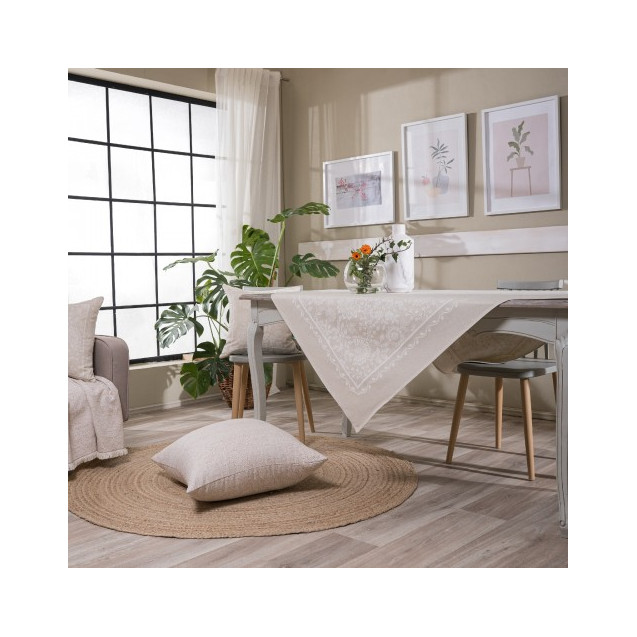 Τραπεζομάντηλο Teoran Peony 01 - 140x140cm