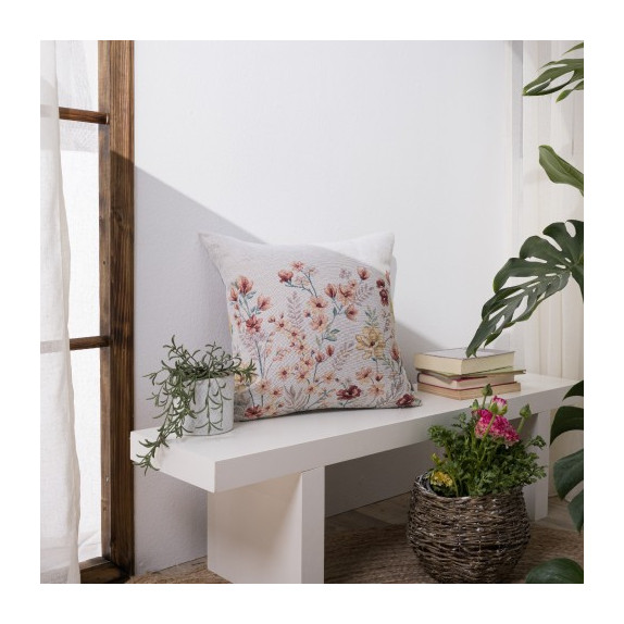 Μαξιλαροθήκη Teoran Piera - 45x45cm με γέμιση