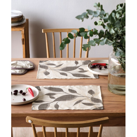 Σετ Σουπλά 4 Τεμαχίων Kentia Felce 33x45