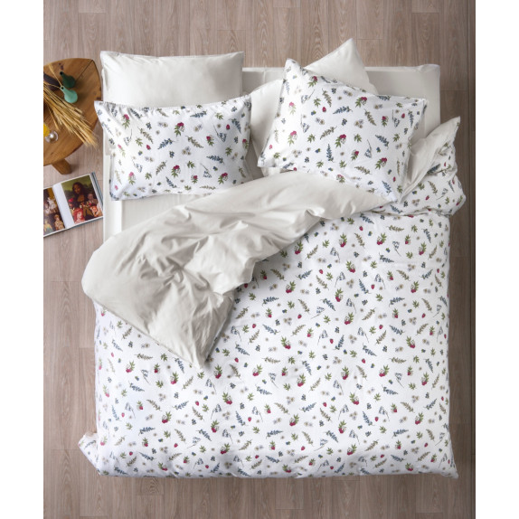 Σετ Παπλωματοθήκη Υπέρδιπλη 3 Τεμαχίων Kentia Frutilla 12...